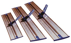 Suport pentru mop din microfibră premium, 90 cm, albastru