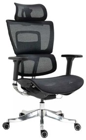 Scaun de birou Caricia II, negru
