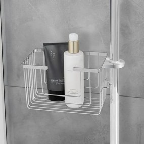 Raft pentru baie argintiu lucios autoadeziv din oțel inoxidabil Valognes – Wenko