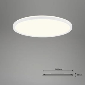 Plafonieră LED dimabilă SLIM LED/22W/230V Wi-Fi Tuya Brilo + telecomandă