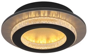 Globo 48042-12G - Plafonieră LED JAYDEN, 12W, 230V, Ø 20 cm, negru