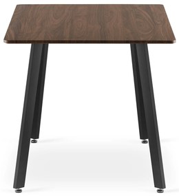 Masa de sufragerie maro cu blat in decor frasin ESTE 120x80