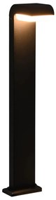 vidaXL Lampă LED pentru exterior, negru, 9 W, oval