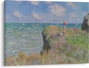 Tablou - Claude Monet, Cliff Walk at Pourville, reproducere (70x50 cm)