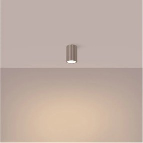 Spot taupe din metal ø 6,5 cm Gleam – Sollux