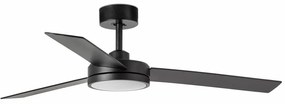 Lustra cu Ventilator si telecomanda BARTH L LED negru