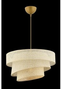 Lustră suspendată pe cablu COUPER 1xE27/60W/230V, crem