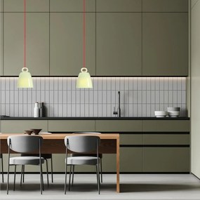 Lustră verde cu abajur din ceramică Sewilla – Candellux Lighting