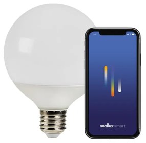 Bec Smart LED RGB E27 G95 Deco 2200-6500K 1050Lm White