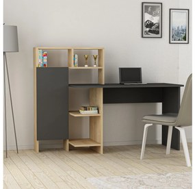 Masă PC Tolada (antracit + stejar) . 1094913