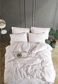 Set lenjerie pat ROAD POTLU, bej, bumbac/poliester, 200x220 cm, cu cea