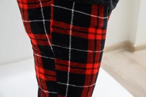 Pijama Cocolino ALBURY rosu - diverse marimi Marime: L