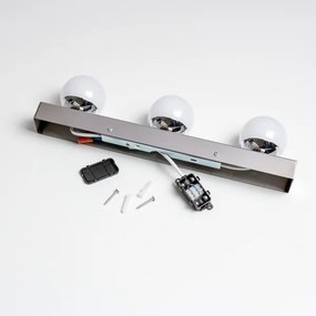 BRILAGI - SET 2x aplice de perete pentru baie cu LED HOLLYWOOD 3xLED/3W/230V 39 cm IP44 crom