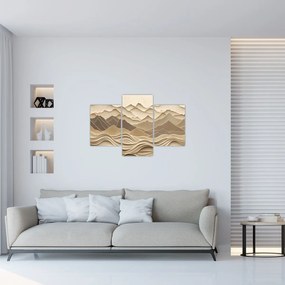 Tablou - Linii Montane 3D (90x60 cm)