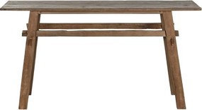 Consolă din lemn de teak reciclat, 140×40×75 cm, „Idomi"