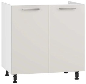 Dulap de jos Vento DK-80/82, alb / crem