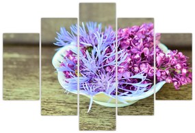 Tablou cu decorațiune din lavanda (150x105 cm)