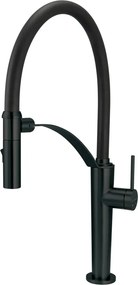 🚰 Baterie bucătărie CORDA, cu pipă flexibila și 2 funcții, finisaj nero – Cod BRC_N72M