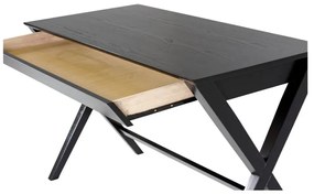 Birou de scris cu sertar Actona Writex, negru