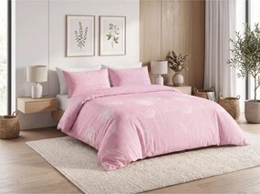 Lenjerie de pat din bumbac DANDELIS roz Dimensiune lenjerie de pat: 70 x 80 cm | 140 x 200 cm