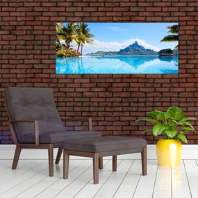 Tablou - Palmieri și plaje (120x50 cm)