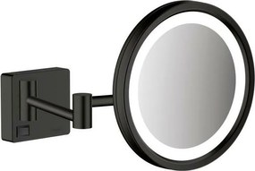 Oglinda Led pentru barbierit negru mat Hansgrohe AddStoris