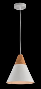 Pendul design modern Bicones alb 22