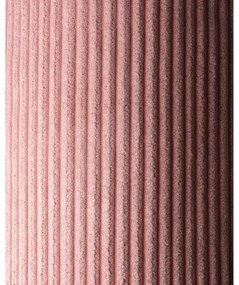 Pernă decorativă pentru copii roz cu tapițerie din catifea reiată Roll – Wigiwama