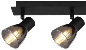 Plafoniera cu 3 spoturi directionabile design modern CLAUDE negru