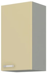 Dulap superior de bucătărie Kelyn 40 G 72 1F (Crem lucios + gri). 1032756