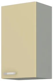 Dulap superior de bucătărie Kelyn 40 G 72 1F (Crem lucios + gri). 1032756