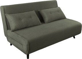 Fotoliu Pat SMART MULTIFUNCTION 140cm catifea raiata verde