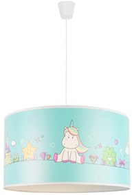 Duolla - Lustră pe cablu pentru copii UNICORN 1xE27/15W/230V