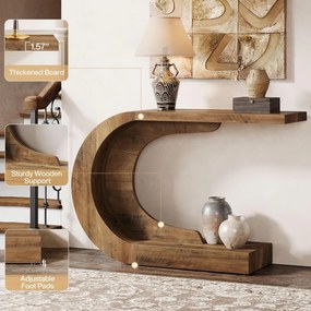 MAM12 - Masa Consola, 110 cm, masuta hol, living, dining, dormitor - Maro