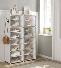 Pantofar modular AGMO 83x125 cm, alb