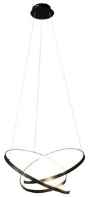 Lustră LED pe cablu EMPOLI LED/55W/230V negru