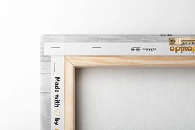 Tablou cu o atingere vintage în design alb-negru