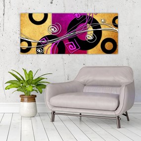 Tablou abstracției (120x50 cm)