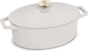 Oală fontă ovală 32 cm Sahara Berlinger Haus BH 8967, emailată, cu capac