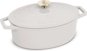 Oală fontă ovală 32 cm Sahara Berlinger Haus BH 8967, emailată, cu capac