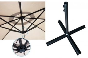 ShopJK UMBRELĂ DE SOARE PENTRU GRĂDINĂ 350 CM CAPPUCINO