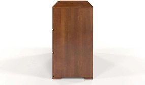 Comodă lemn masiv TerraCraft Fag 3 sertare, 120 × 45 × 81 cm - Natural