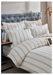 Lenjerie de pat crem din bumbac pentru pat dublu-extinsă 200x220 cm – Mila Home