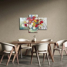 Tablou - Vază cu flori sălbatice (90x60 cm)