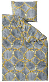 Lenjerie de pat din microfibra RYNETH gri Dimensiune lenjerie de pat: 70 x 80 cm | 140 x 200 cm