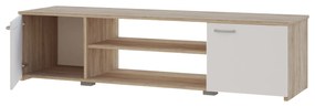 Set Living haaus Alice, Stejar Sonoma/Alb, L 220 cm