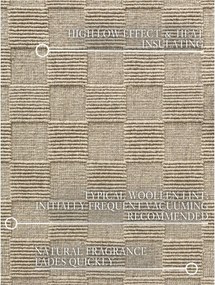 Covor bej țesut manual din lână 200x300 cm Scala – Villeroy&amp;Boch