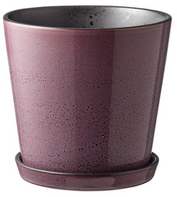 Ghiveci de flori cu suport din gresie Bitz Jungle, ø 14 cm, violet