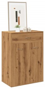 vidaXL Pantofar, stejar artizanal, 60x35x84 cm lemn prelucrat