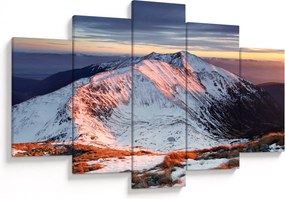 Tablou - Panoramă montană de iarnă II. (150x105 cm)
